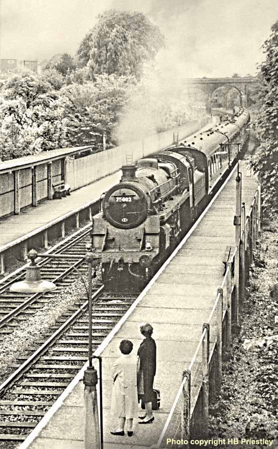 7P 70019 "LIGHTNING"  SHAP 1964 BRITISH RAIL RAILWAY STEAM PHOTO 1960'S 