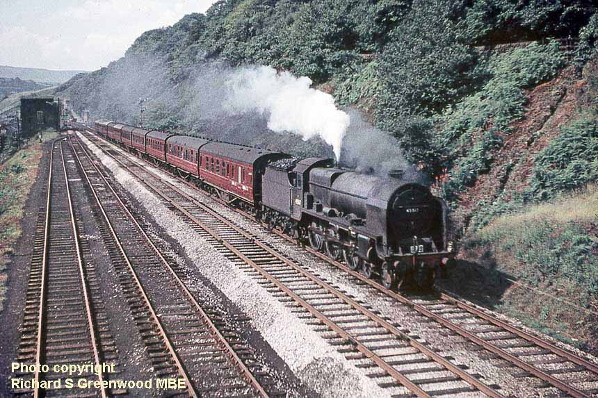 Railway Photo North from Normanton down the main lines past the Locomoti c1961 