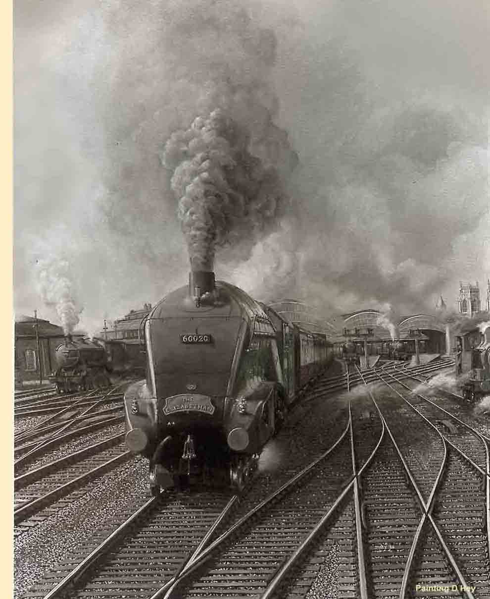 55198 British Rail 6x4 Quality Steam Rail Photo 